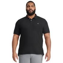 Camisa polo IZOD Advantage Performance Masculina preta GG Tall Camisa polo IZOD Advantage Performance Masculina preta GG Tall