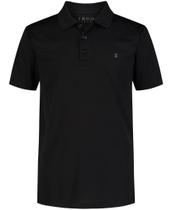 Camisa polo IZOD Boys' Performance Golf Grid preta tamanho 8