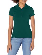 Camisa Polo IZOD de Manga Corta Verde Bosque Talla S