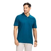 Camisa polo IZOD de manga curta Interlock para homens Legion Blue
