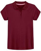 Camisa polo IZOD, uniforme escolar de manga curta para meninas de 12 a 14 anos