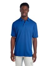 Camisa polo Jerzees SpotShield resistente a manchas para homens azul S