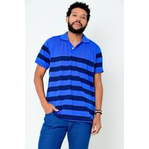 Camisa Polo John Masculina Listrada Slim Camisaria Colombo Camisa Polo John Masculina Listrada Slim Camisaria Colombo