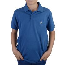 Camisa Polo Juvenil Masculina Applicato Indigo 002