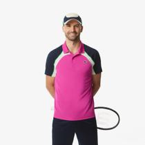 Camisa Polo Lacoste Color Block Ultra Dry para tênis