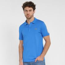 Camisa Polo Lacoste Com Patch Logo Masculina