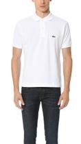 Camisa Polo Lacoste L.12.12 Classic Chine Branca - Masculina