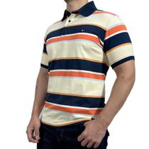 Camisa Polo Listrada Masculina Riverton Camisa Polo Listrada Masculina Riverton