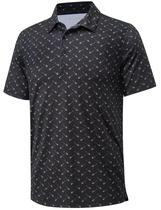 Camisa polo MAGCOMSEN para homens, golfe, manga curta, padrão estampado Camisa polo MAGCOMSEN para homens, golfe, manga curta, padrão estampado