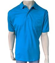 Camisa Polo Malha Piquet 1140 com bolso Masculina manga curta ATÉ X3