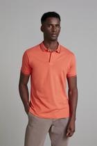 Camisa Polo Malha Slim Fit - Vermelho Pitanga