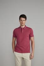 Camisa Polo Malha Slim Fit - Vinho Escuro