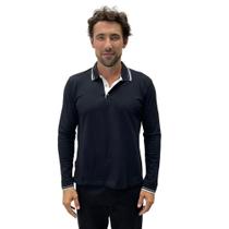 Camisa Polo Malwee Manga longa Masculina