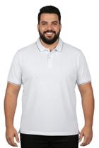 Camisa Polo Manga Curta Essencial Piquet com Elastano Carmim - Dockston