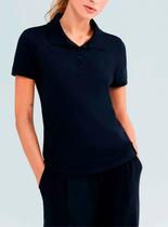 Camisa Polo Manga Curta Hering N36X Feminina Algodão T. P/XXG