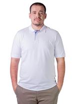 Camisa Polo Manga Curta Masculina 007001001 Slim Ogochi Branca