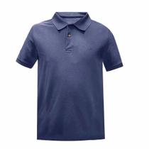 Camisa Polo Manga Curta Masculina 007510001 Slim Ogochi Azul