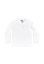 Camisa Polo Manga Longa Básica para Menino Quimby