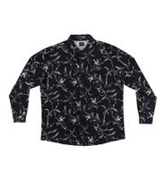 Camisa Polo Manga Longa Plus Size Diametro Preto - Rovitex Plus Size Camisa Polo Manga Longa Plus Size Diametro Preto - Rovitex Plus Size