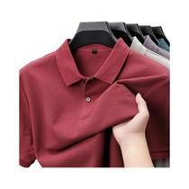 Camisa Polo Masculina 100% Algodão Para O Verão, 19 Cores, Respirável, Casual, Para Golfe E
