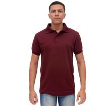 Camisa Polo Masculina Algodao e Poliester Camiseta Com Gola Premium Manga Curta Piquet Varias Cores