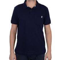 Camisa Polo Masculina Applicato Básica Marinho - BAS001