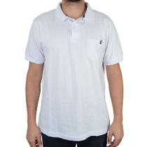 Camisa Polo Masculina Applicato Branca - BAS001 Camisa Polo Masculina Applicato Branca - BAS001
