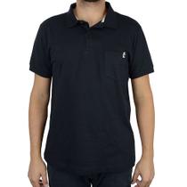 Camisa Polo Masculina Applicato Preto - BAS001