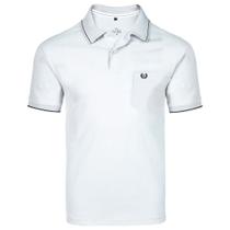 Camisa Polo Masculina Básica Com Bolso Vilejack VMGP0012