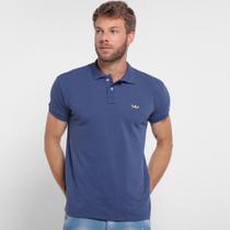 Camisa Polo Masculina Básica Logo Algodão Moderna Casual