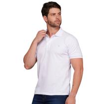 Camisa Polo Masculina Básica Manga Curta Algodão Camiseta