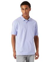 Camisa polo masculina de algodão macio DKNY, ajuste moderno, secagem rápida
