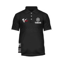 Camisa Polo Masculina De Algodão Respirável Yamaha Com Emblema De Corrida Para Motociclistas Verão