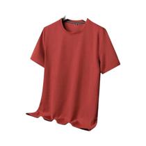 Camisa Polo Masculina de Algodão Waffle - Manga Curta, Gola Careca