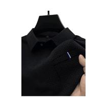 Camisa Polo Masculina De Verão Em Seda Gelada, Manga Curta, Com Bolso E Gola, Roupa Masculina Camisa Polo Masculina De Verão Em Seda Gelada, Manga Curta, Com Bolso E Gola, Roupa Masculina
