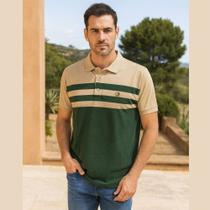 Camisa Polo Masculina Diversas Cores em Malha Piquet Tamanho:GGCor:Beige