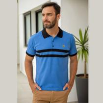Camisa Polo Masculina Diversas Cores em Malha Piquet Tamanho:PCor:Astral Camisa Polo Masculina Diversas Cores em Malha Piquet Tamanho:PCor:Astral