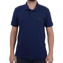 Camisa Polo Masculina Docthos Slim Piquet Marinho - 119088