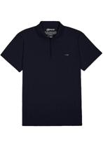 Camisa Polo Masculina em Malha com Zíper Básica