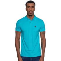 Camisa Polo Masculina Fatal Piquet Azul Turquesa 29524