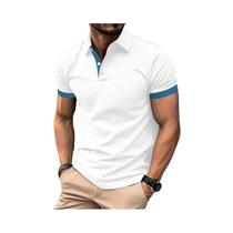 Camisa Polo Masculina Grande De Verão De Manga Curta Respirável Camiseta De Negócios Leve