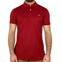 Camisa Polo Masculina HD Sleeve Vermelha 9114A