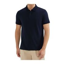 Camisa Polo Masculina Hering MC Pima Azul Marinho - KG2AAX7S