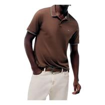 Camisa Polo Masculina Hering MC Super Cotton Marrom - 3M4MHL Camisa Polo Masculina Hering MC Super Cotton Marrom - 3M4MHL