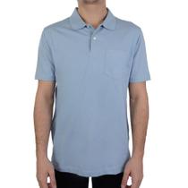 Camisa Polo Masculina Highstil Classic Fit Azul Claro - HS50