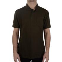 Camisa Polo Masculina Highstil Classic Fit Verde Escuro HS50