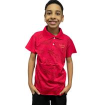 Camisa Polo Masculina Infantil Juvenil De Algodão Do 10 a 16 - Achadinhos