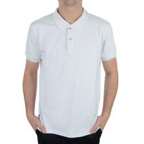 Camisa Polo Masculina King&Joe Algodão Pima Branca - PO2360