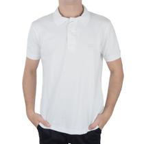 Camisa Polo Masculina King&Joe Piquet Branca - PO00005