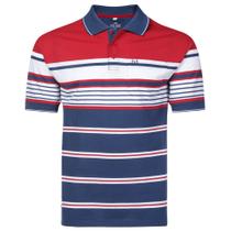 Camisa Polo Masculina listrada Com Bolso Vilejack VMGP0320